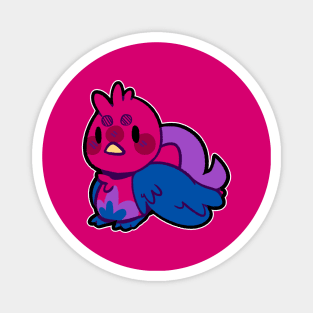 pride birb- Bisexual Variant Magnet